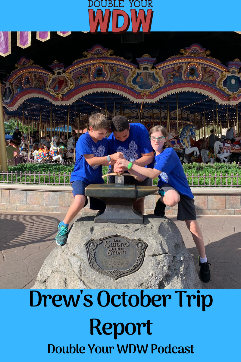 October Trip Report with Drew: Double Your WDW Podcast