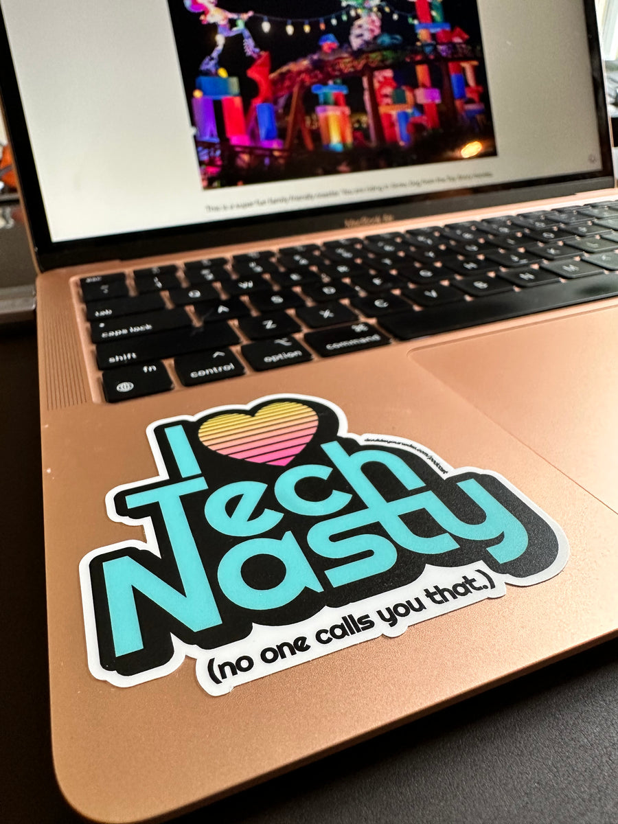 I Heart Tech Nasty Podcast Sticker