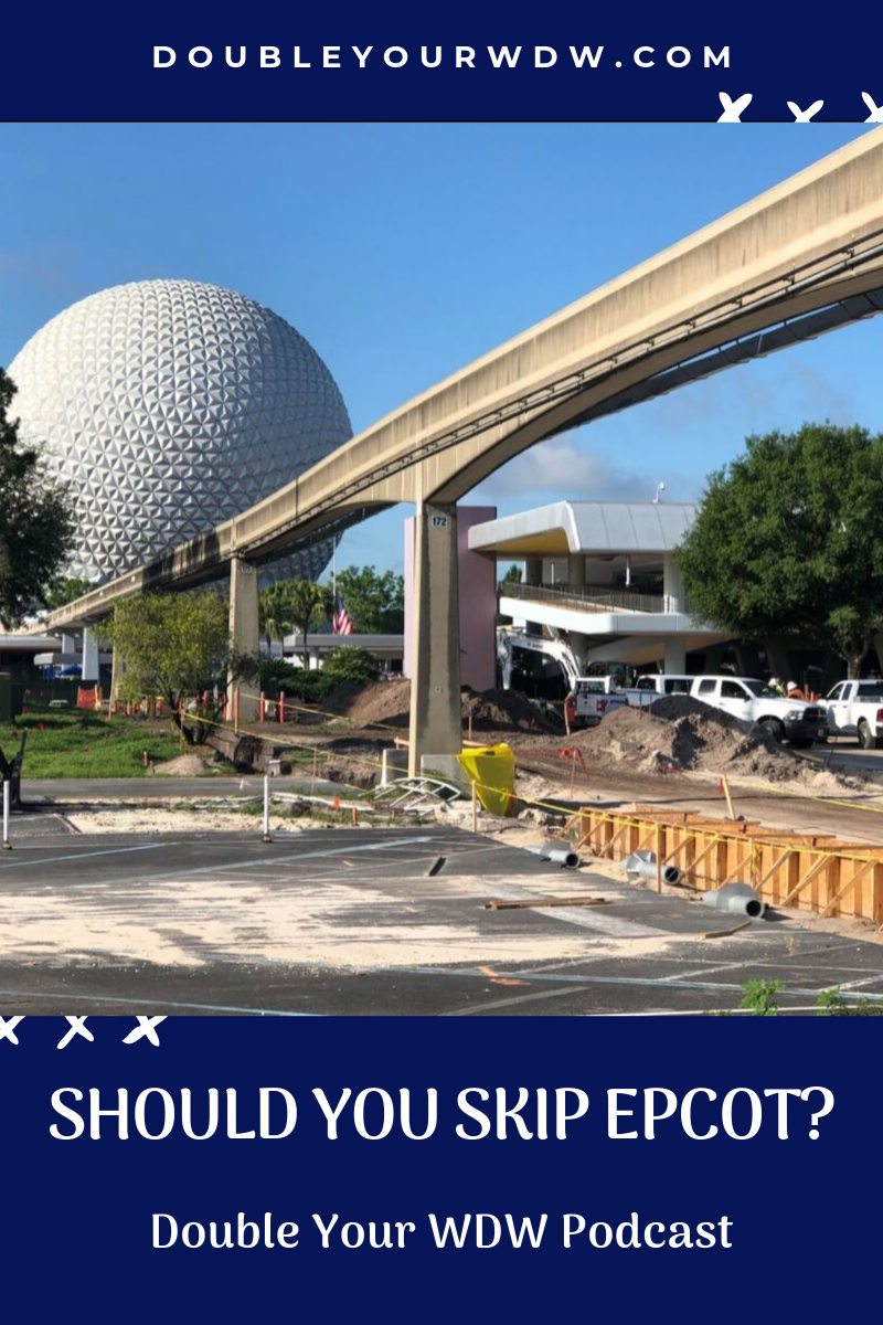 Should You Skip Epcot?: Double Your WDW Podcast Episode 56