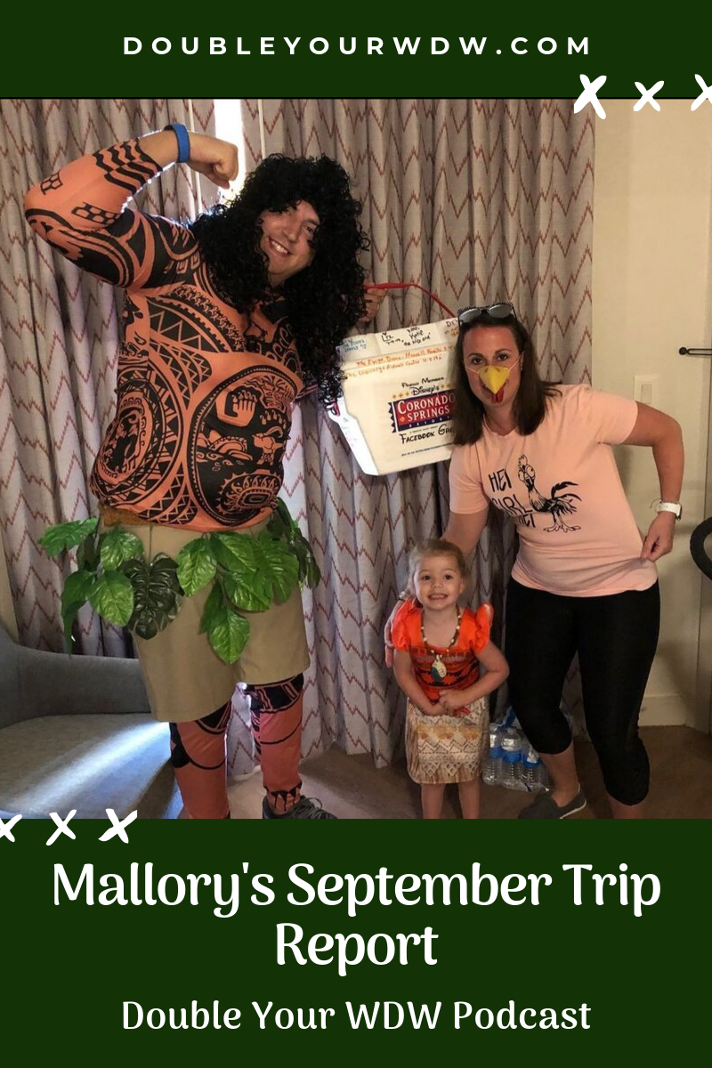 Disney World Trip Report with Mallory: Double Your WDW Podcast Episode 57