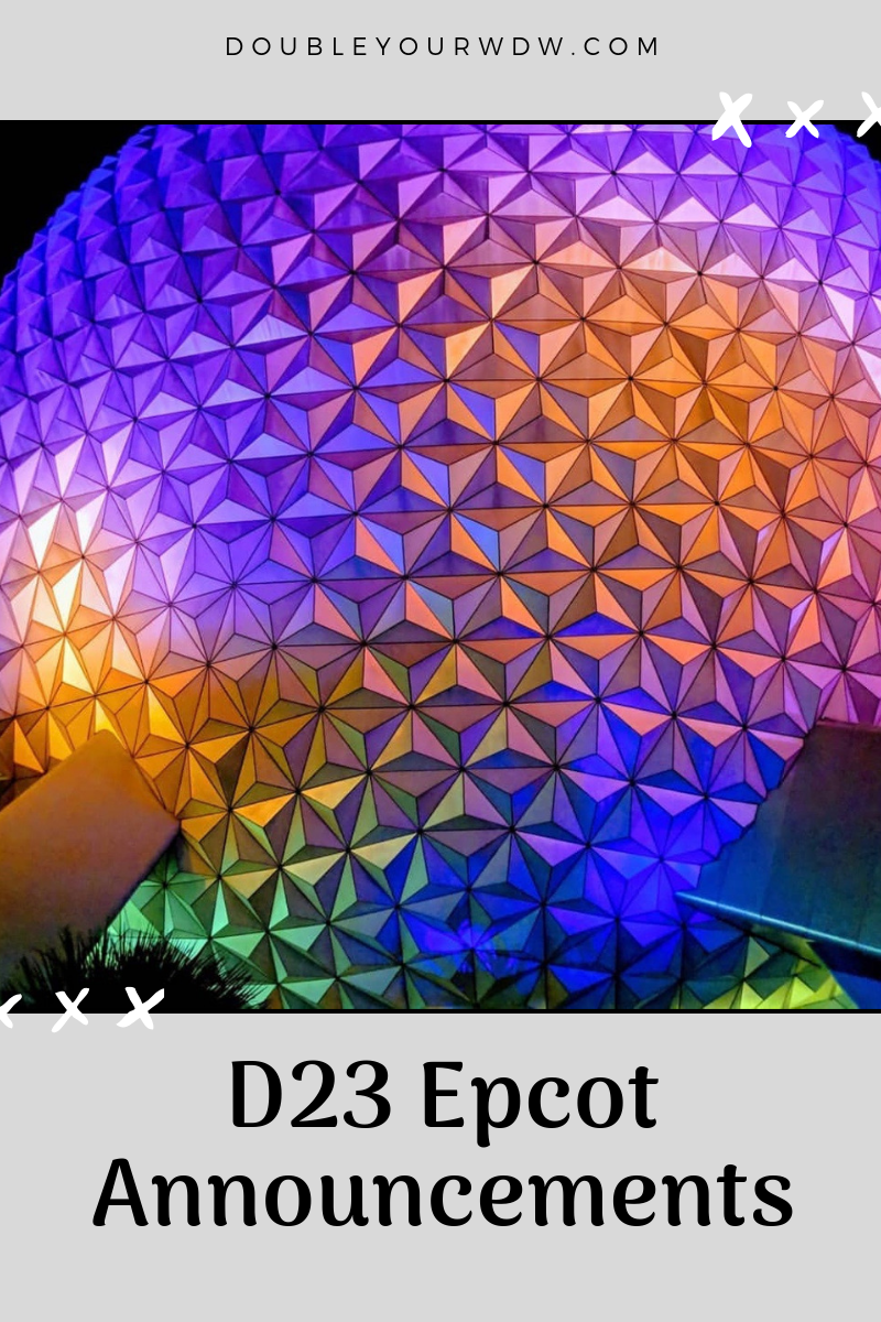 D23 Epcot Announcements