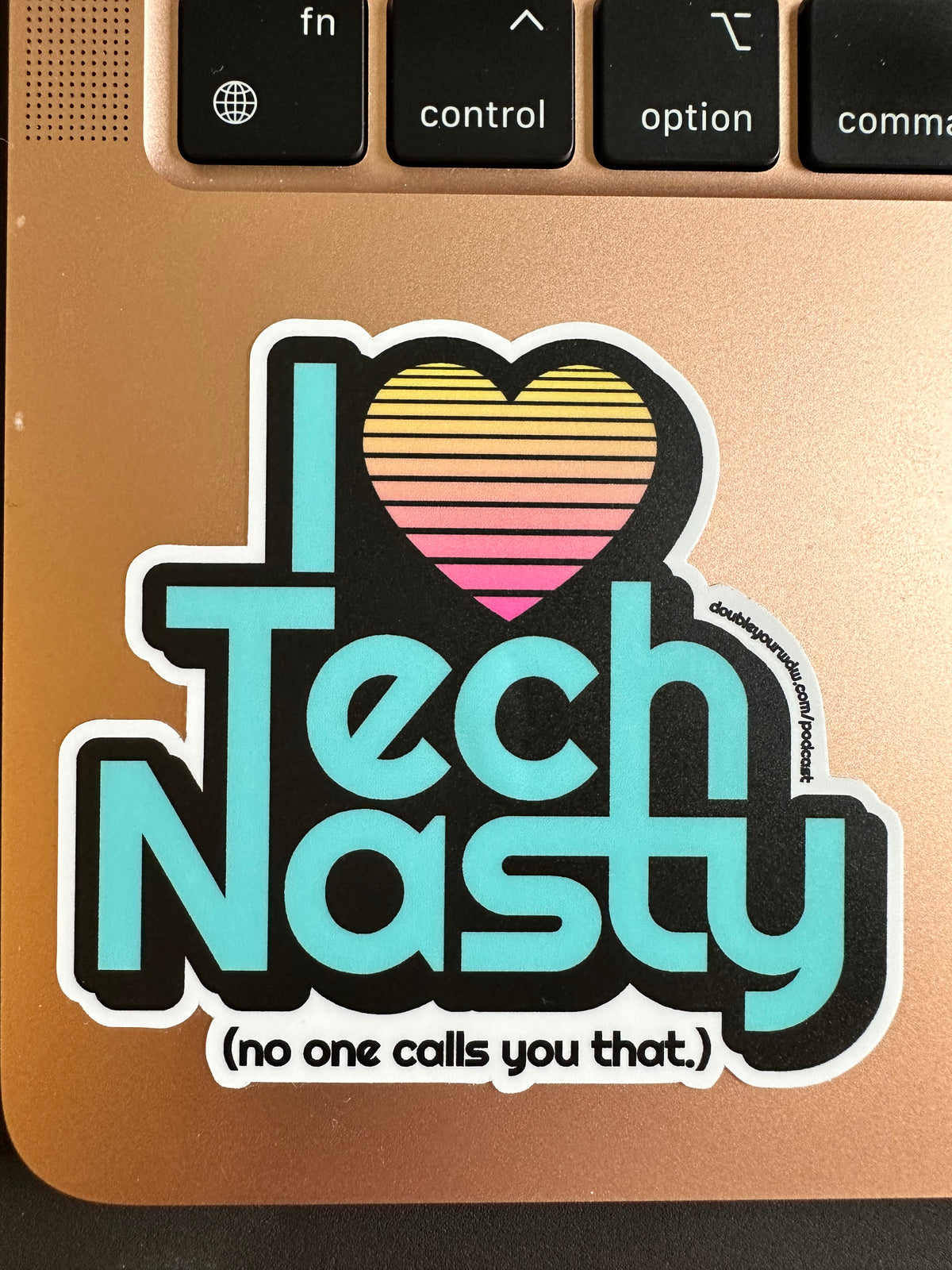 I Heart Tech Nasty Podcast Sticker