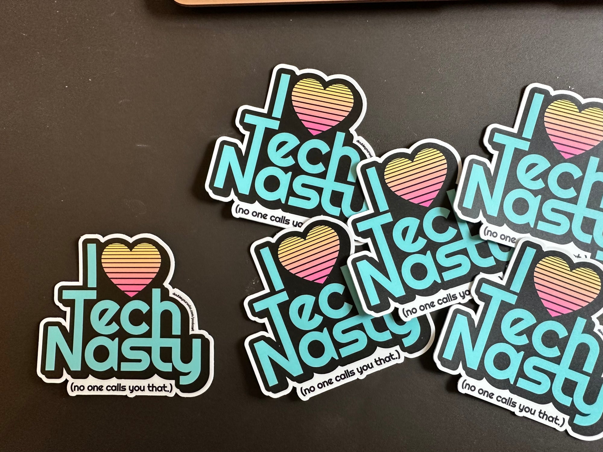 I Heart Tech Nasty Podcast Sticker